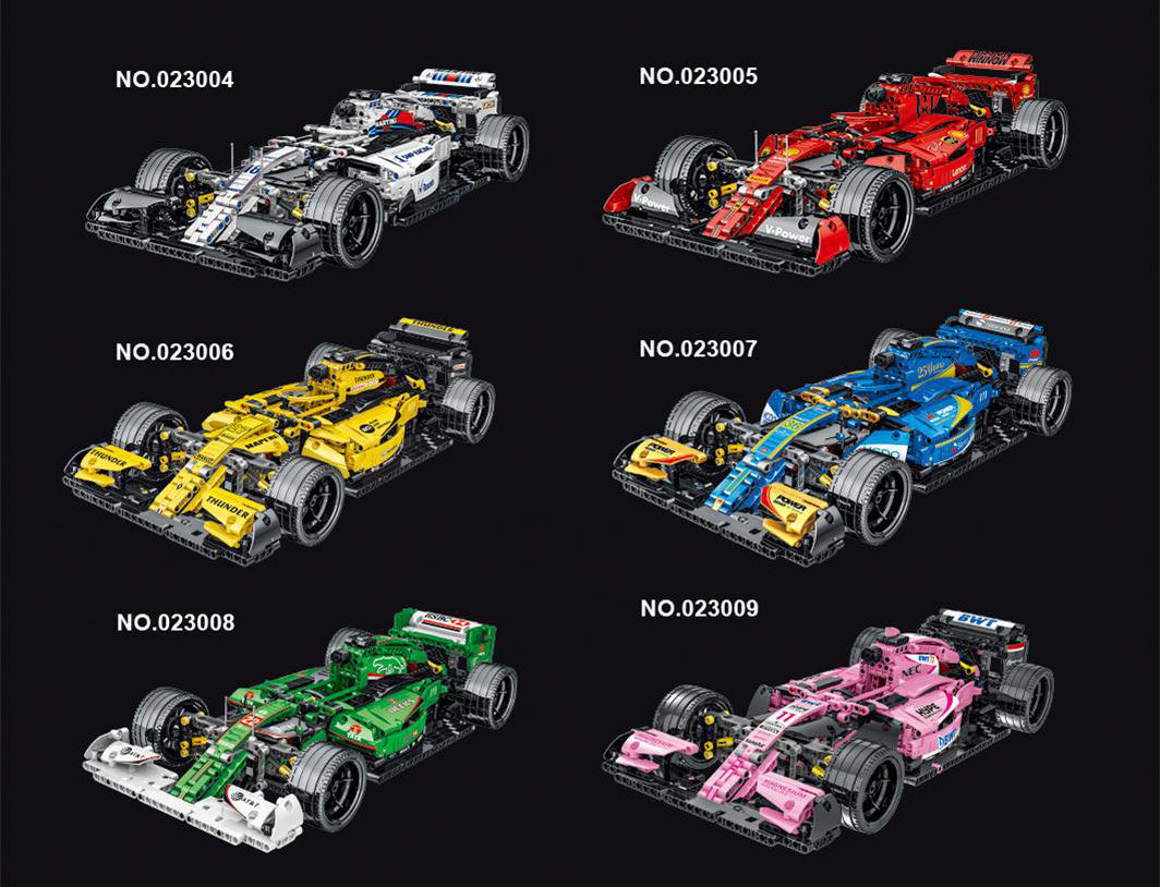 MORKMODEL  023008 Technic Series 42096 alternate - F1 Car Building Blocks 1099pcs bricks Toys For Gift from China