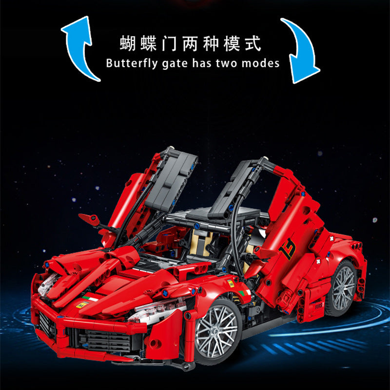 MORKMODEL 023014 Technic 'Ferrari' supercar Building block toy model 1659pcs from China