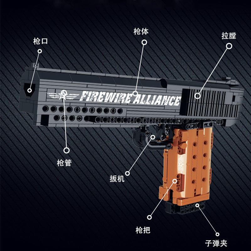 MORKMODEL 051008 Technic Desert Eagle Pistol building blocks 555pcs bricks Toys For Gift from China