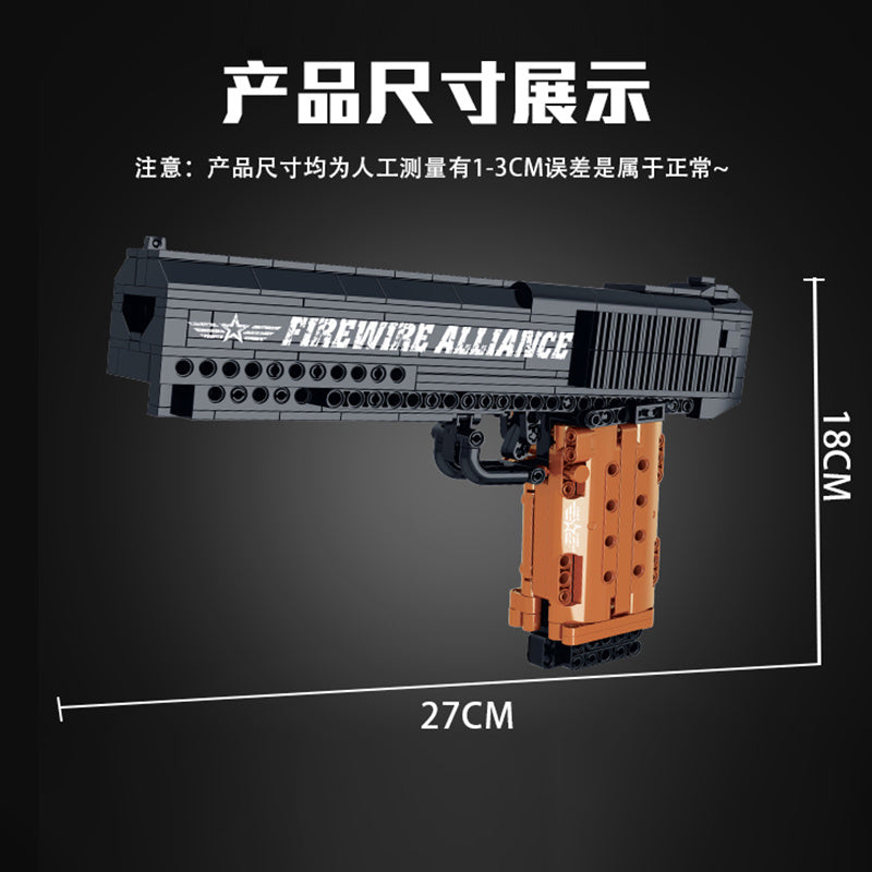 MORKMODEL 051008 Technic Desert Eagle Pistol building blocks 555pcs bricks Toys For Gift from China