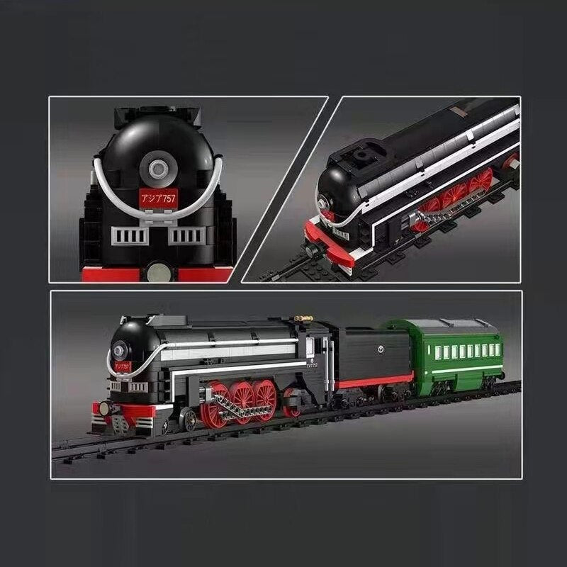 MOULD KING 12005 Technology MOC SL7 Asia Express Train Assembly Building Blocks 1873PCS Bricks Christmas Gift ship from China.