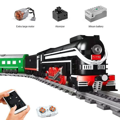 MOULD KING 12005 Technology MOC SL7 Asia Express Train Assembly Building Blocks 1873PCS Bricks From Europe 3-7 Days Delivery