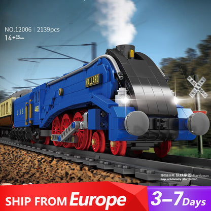 MOULD KING 12006 RC Class A4 Pacifics Mallard Railways Railroad MOC Building Blocks Model 2139PCS Bricks Ship From Europe 3-7 Days Delivery