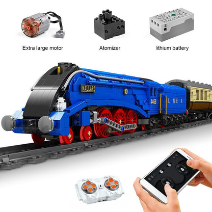 MOULD KING 12006 RC Class A4 Pacifics Mallard Railways Railroad MOC Building Blocks Model 2139PCS Bricks ship from China.