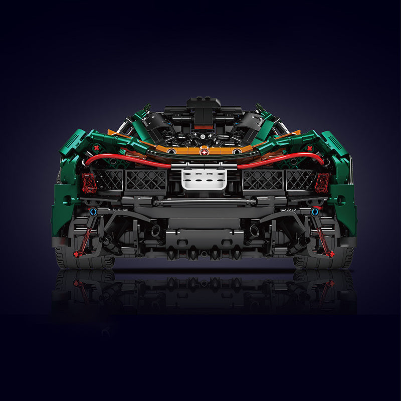 MOULD KING 13091 Technic Green McLaren P1 hypercar Sports Car Building Blocks 3268pcs Bricks Toys from China Delivery.