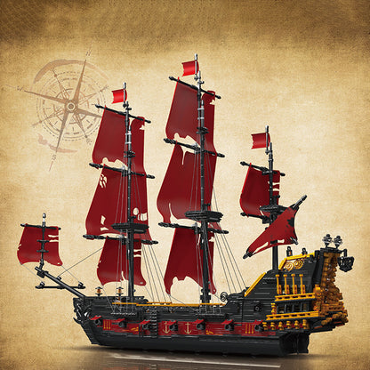 MOULD KING 13109 Movie &amp; Game Pirates of QA Ship Building Blocks 3139pcs Bricks Toys From China Delivery.