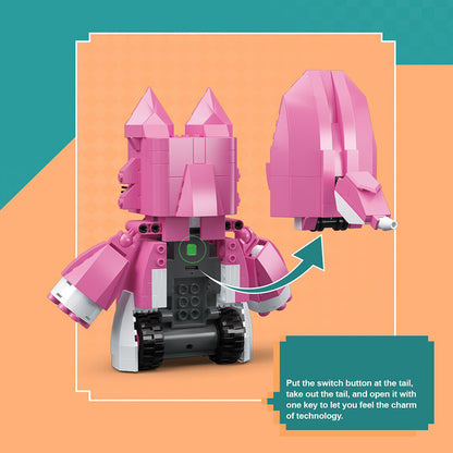 MOULD KING 13159 Creator Cute Happy FOX Building Blocks 438pcs Bricks Toys gift From China Delivery.