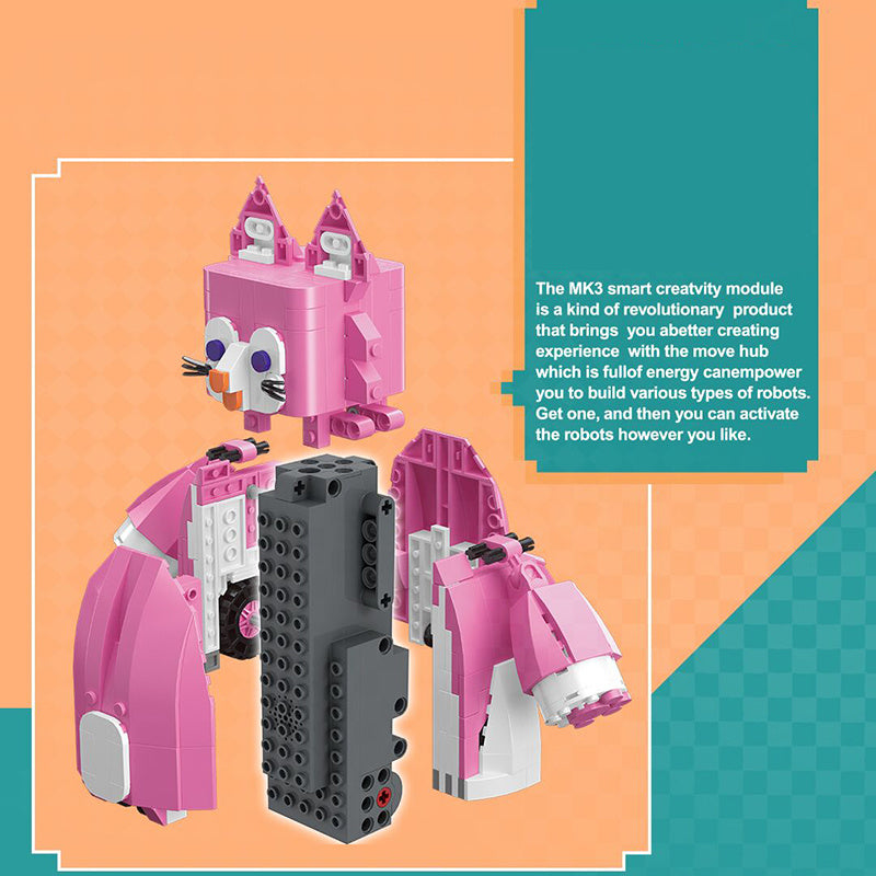 MOULD KING 13159 Creator Cute Happy FOX Building Blocks 438pcs Bricks Toys gift From China Delivery.