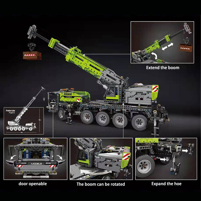 MOULD KING 17035 RC APP Control High-tech Car Ultimate 42009 Technic Building Blocks 2819pcs bricks with Motor ship from China