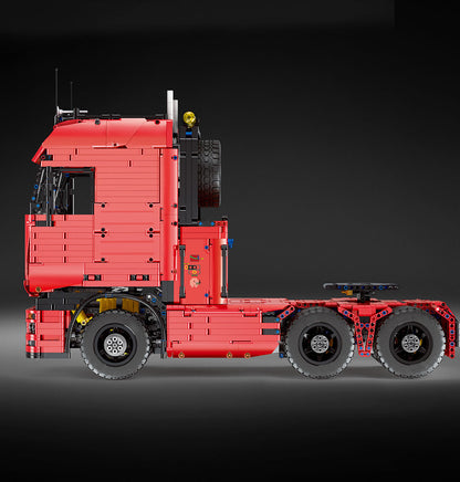 C Remote Control High-Tech Truck Toys MOC-2475 Engineering Container Tractor Trailer Drag Board