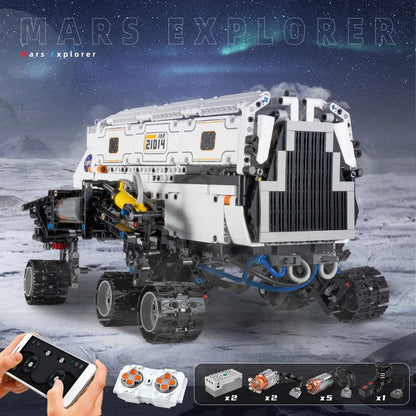 MOULD KING 21014 Technic Toys RC Motorized Star Mars Explorer Vehicle Assembly 1608pcs Model Building Block Brick with Motor Ship from China