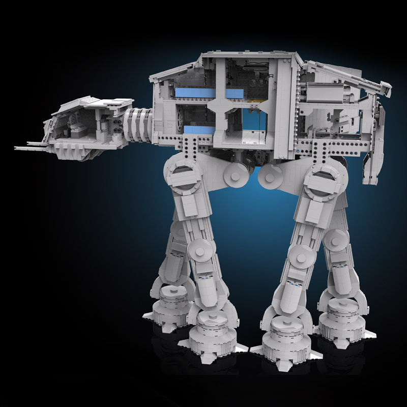 MOULD KING 21015 Minifig Scale AT-AT w Interior With Motor 6919pcs Bricks Star Plan Building Blocks Ship From Europe 3-7 Days Delivery