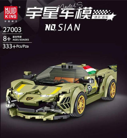 MOULD KING 27003 High-Tech Building Toys Sport Racing Car 333pcs Blocks Bricks Ship From China