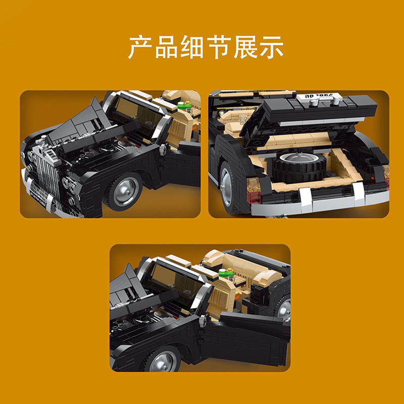 MOULDKING 10006 Technic 1964 RR Sliver Cloud Building Blocks 1096pcs Bricks Toys For Gift From China