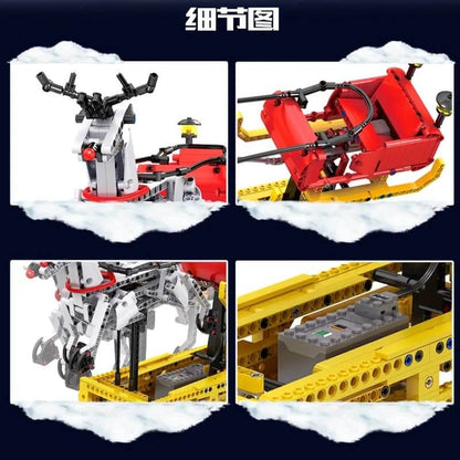 MOULDKING 10010 Merry Christmas Sleigh Reindeer