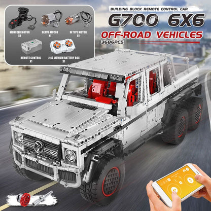 MOULDKING 13061 Technic Mercedes-Benz G63 building blocks 3686pcs bricks Toys For Gift Ship From China