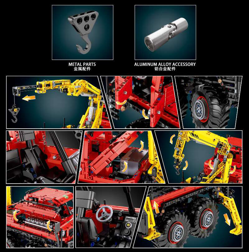 MOULDKING 13146 MOC 15805 Articulated 8?8 Offroad Truck by Nico71