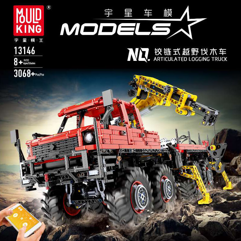 MOULDKING 13146 MOC 15805 Articulated 8?8 Offroad Truck by Nico71