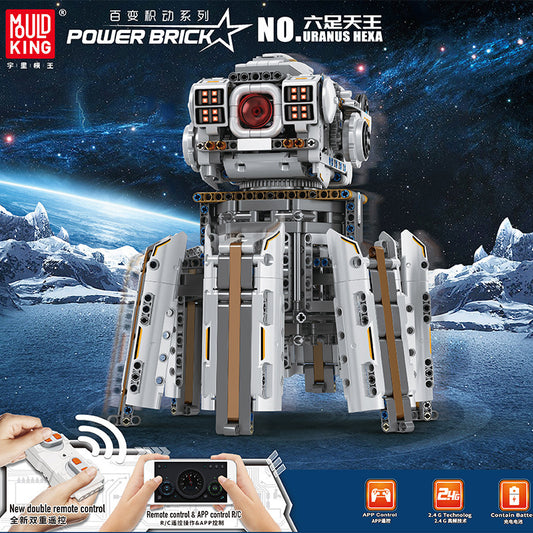 MOULDKING 15050 Technic Uranus Heka Three-form electric remote control APP building block robot toy 1112pcs Ship From China