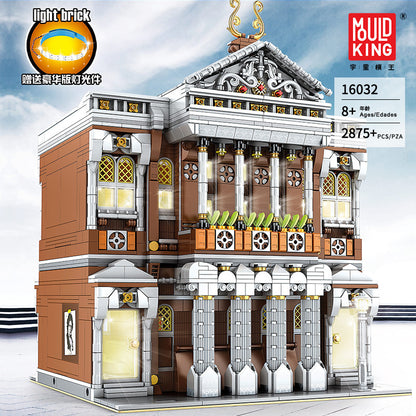 MOULDKING 16032 City Street Concert Hall building blocks 2875pcs bricks Toys For Gift from China