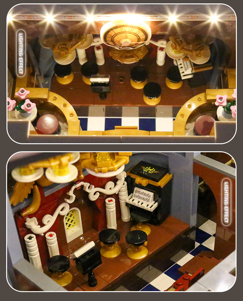 MOULDKING 16032 City Street Concert Hall building blocks 2875pcs bricks Toys For Gift from China