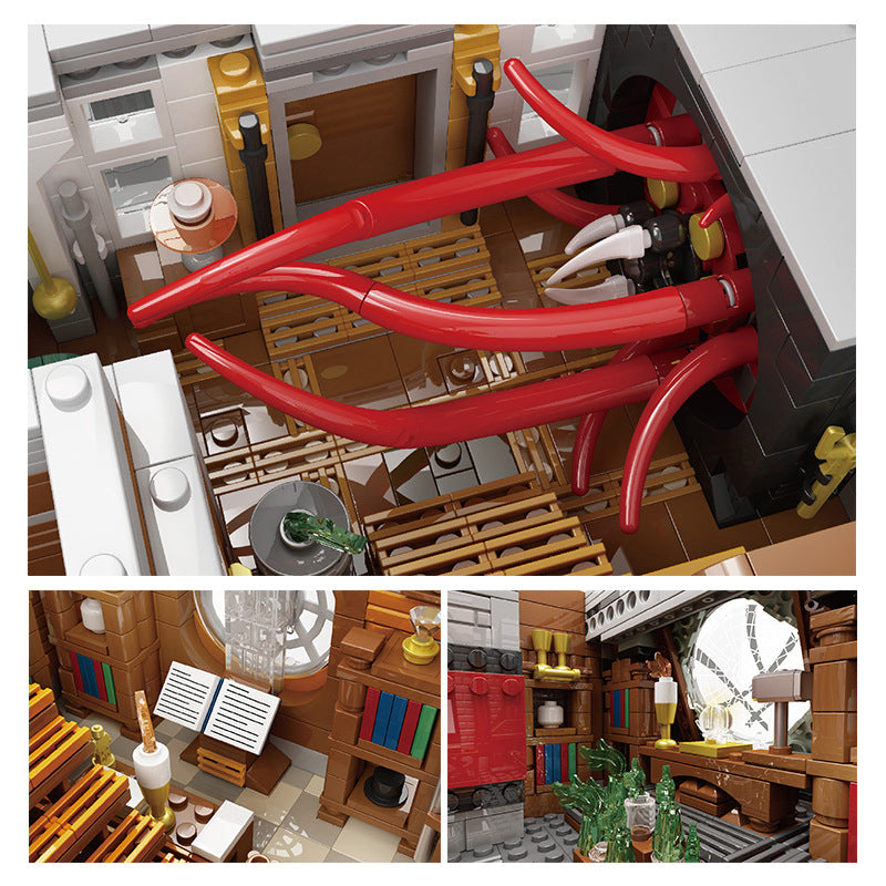 MOULDKING 16037 City Street Sanctorum Building Blocks 3439pcs bricks Toys For Gift From China