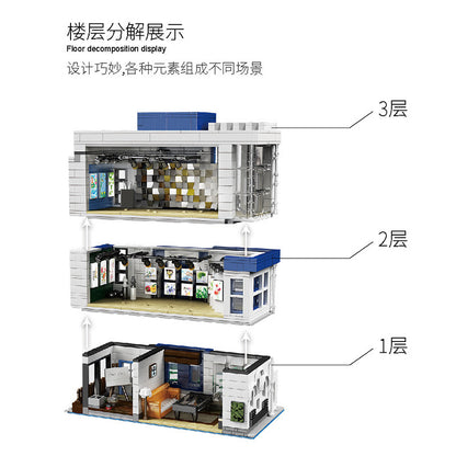 MOULDKING 16043 City Art Gallery Showcase building blocks 3536pcs bricks Toys For Gift from China