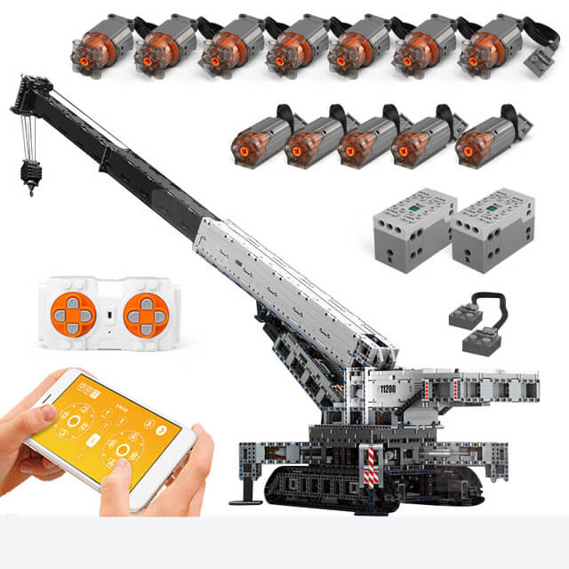 MOULDKING 17002 MOC 10123 Crane Liebher LTR 11200 Construction Vehicle by peteria