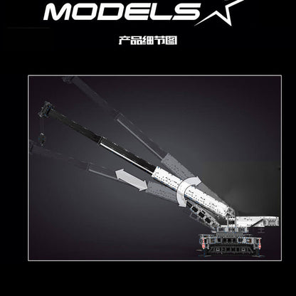 MOULDKING 17002 MOC 10123 Crane Liebher LTR 11200 Construction Vehicle by peteria