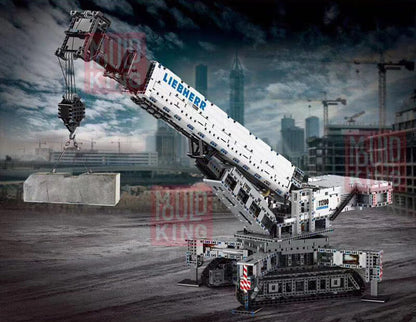 MOULDKING 17002 MOC 10123 Crane Liebher LTR 11200 Construction Vehicle by peteria