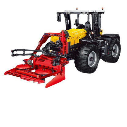 MOULDKING 17019 Technic Tractor Fastrac 4000er series with RC building blocks 2596pcs bricks Toys For Gift ship from China