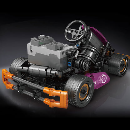 MOULDKING 18026 Technic Electric remote control APP purple RC Karting Building Blocks Toy 289pcs ship from China