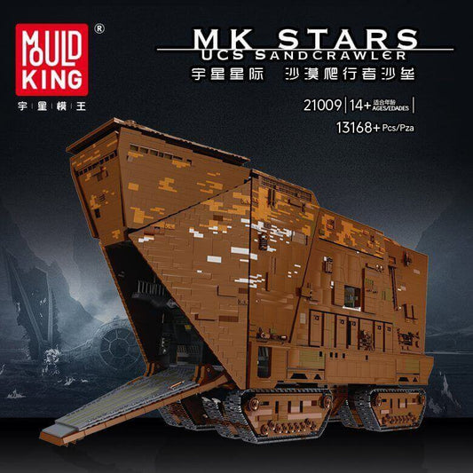 MOULDKING 21009 Cavegod UCS Sandcrawler MOC 13289 By AllOutBrick (Copy)