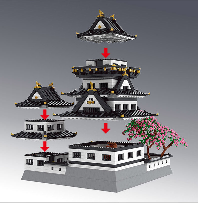 MOULDKING 22006 City Street Himeji Castle building blocks 3086pcs bricks Toys For Gift from China