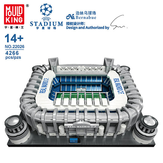 MOULDKING 22026 City Building Santiago Bernabéu Stadium Building Block 4266pcs Bricks Model From China