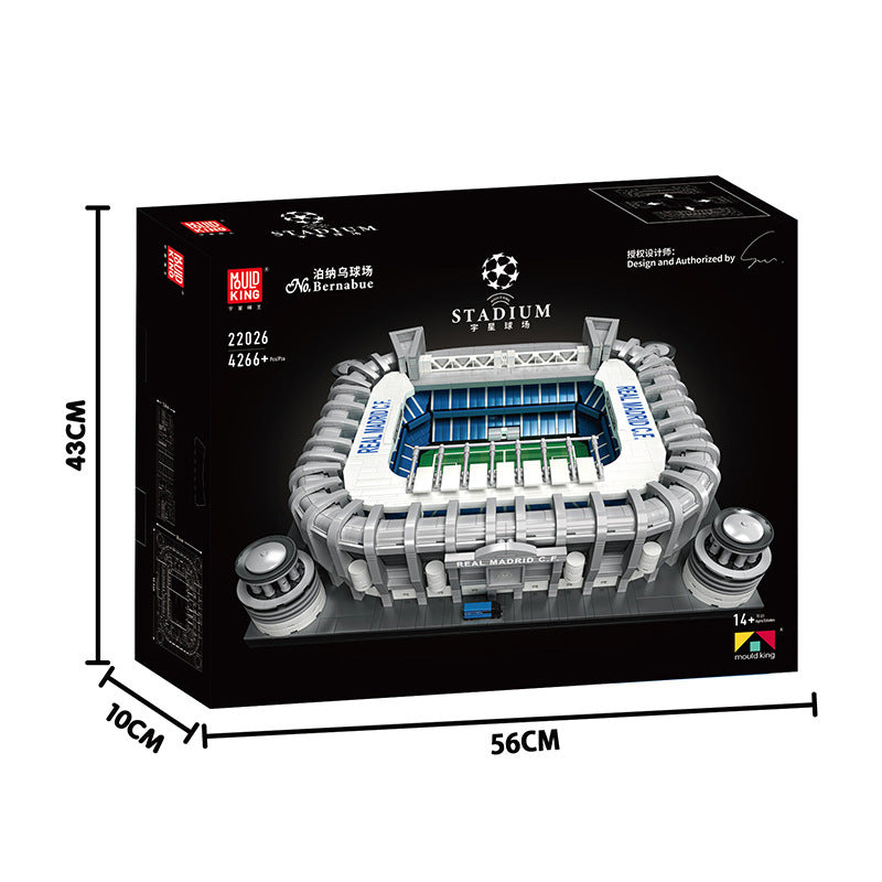 MOULDKING 22026 City Building Santiago Bernabéu Stadium Building Block 4266pcs Bricks Model From China