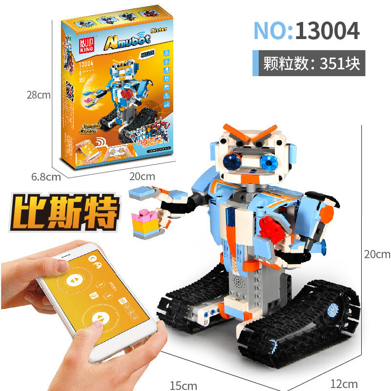 MOULDKING Technic series 13001 13002 13003 13004 APP electric remote control robot Building block assembly Toy  from China