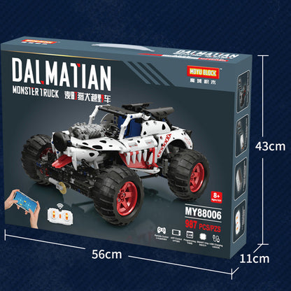 MOYU 88006 Technic DALMATIAN-MONSTER-TRUCK building blocks 987pcs bricks Toys For Gift From China