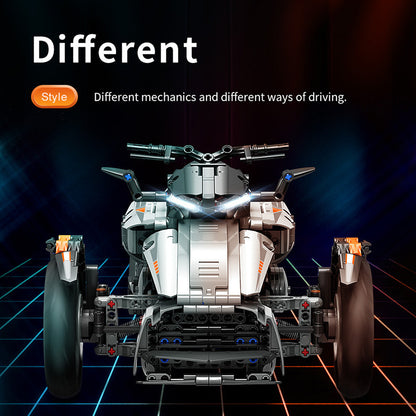 MOYU MY88013 Bombardier Motorcycle Super Fast Racing Autobike Sport Car Model Building Blocks 1288PCS Bricks From China.