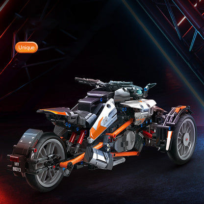 MOYU MY88013 Bombardier Motorcycle Super Fast Racing Autobike Sport Car Model Building Blocks 1288PCS Bricks From China.