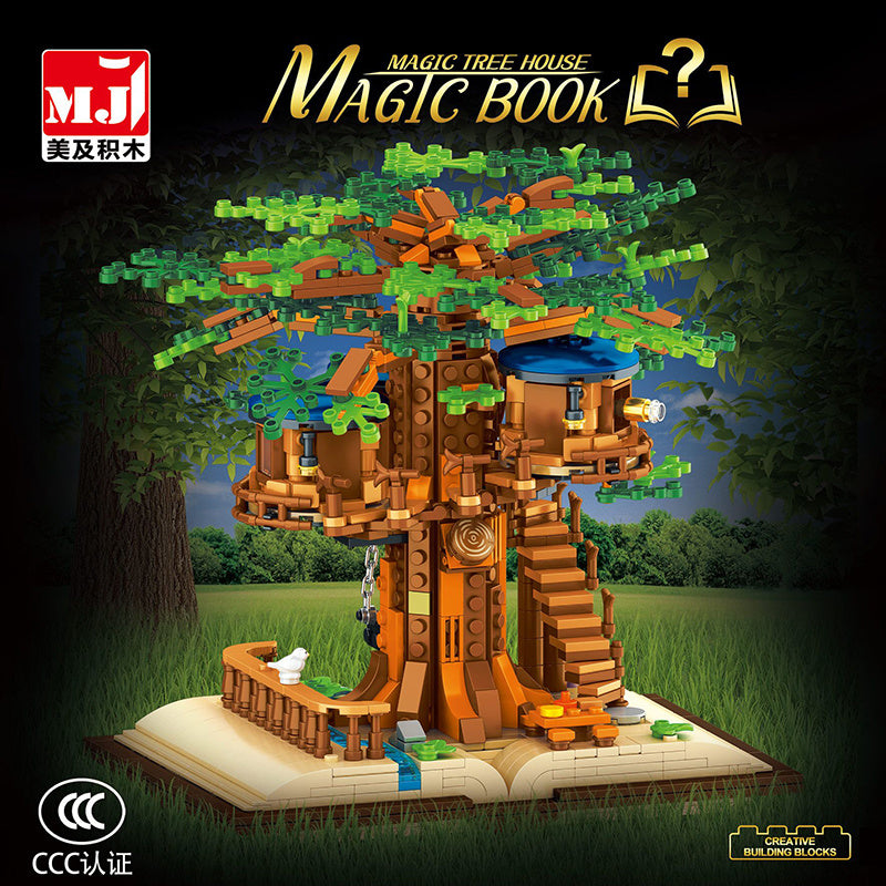 MeiJi 13013 Moc Movie Magic Tree House Book Idea Model Building Blocks 969pcs bricks Toys From China.