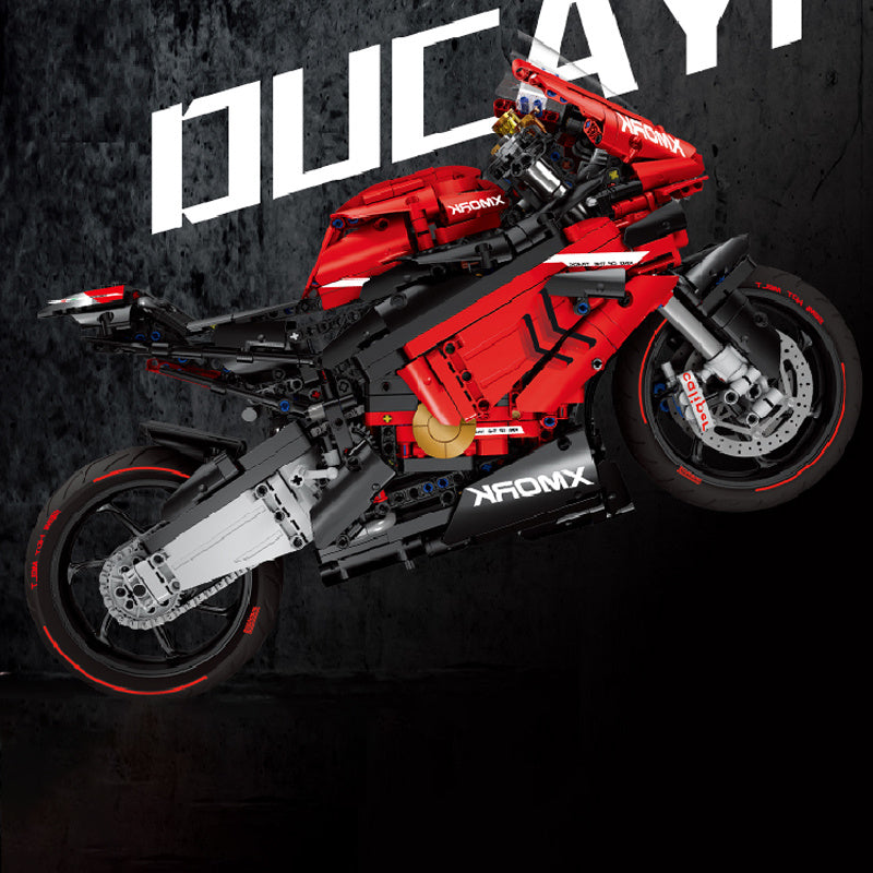 Mork 028001 Technic Moc V45 Motorcycle Static Version Model Building Blocks With 2008pcs Brcks Ship From China.