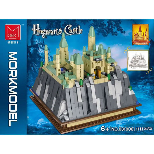 Mork 031006 MOC Mini Hogwarts Castle Building Model Assembled Small Particle Building Block 1111pcs Toys From China