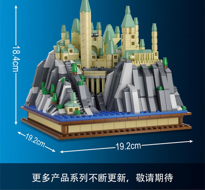 Mork 031006 MOC Mini Hogwarts Castle Building Model Assembled Small Particle Building Block 1111pcs Toys From China