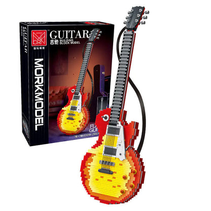 Mork 031010 Ideas Series Flame Guitar Building Blocks 2502pcs Bricks Toys Model Sets from China