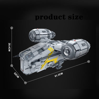 Mork 032002 Spaceship Interstellar Giant Razor Blocks Building Blocks 4064pcs Bricks Ship From Europe 3-7 Days Delivery