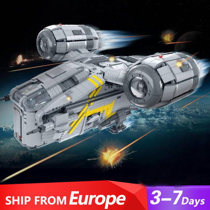 Mork 032002 Spaceship Interstellar Giant Razor Blocks Building Blocks 4064pcs Bricks Ship From Europe 3-7 Days Delivery
