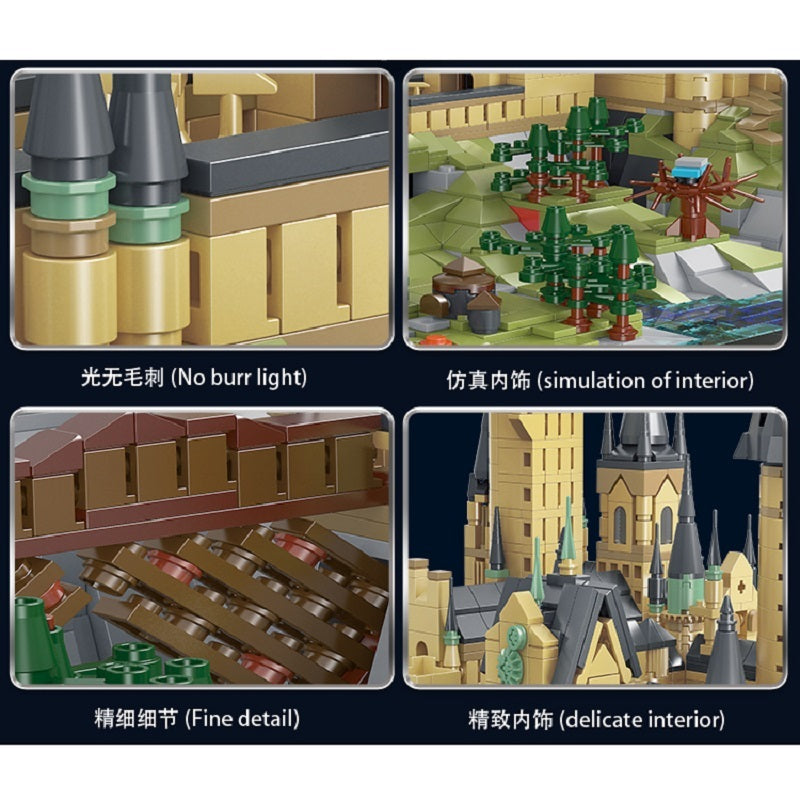 Mork 032102 MOC 7580pcs Movie Harry Potter Hogwarts School of Witchcraft and Wizardry Toy building Blocks from China
