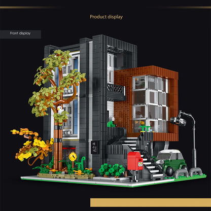 Mork 10205 Modular Buildings Modern villa Building Blocks 9 in 1 3300pcs Bricks Toys Gift From China