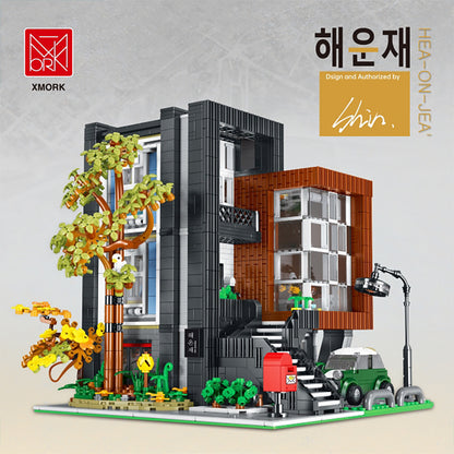 Mork 10205 Modular Buildings Modern villa Building Blocks 9 in 1 3300pcs Bricks Toys Gift From China